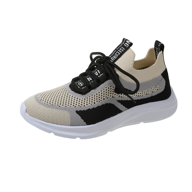 

Кроссовки женские из сетчатого материала, повседневная спортивная обувь, толстая подошва, Вулканизированная подошва, Нескользящие, для бег...