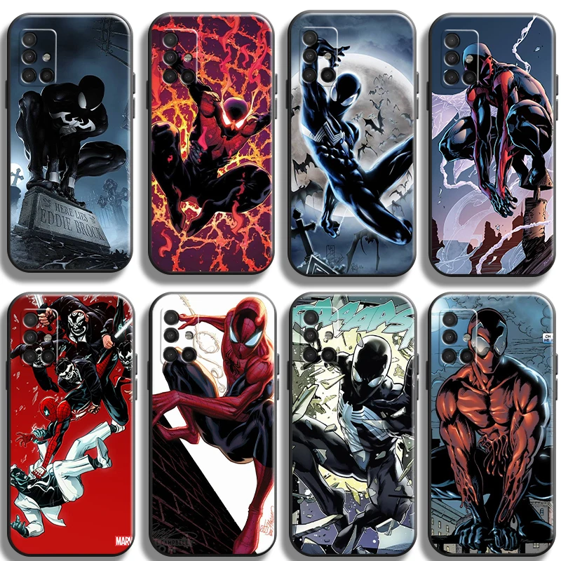 

Marvel Comics Phone Cases For Samsung A11 A21S A31 4G 5G A32 5G Back Cover Coque TPU Smartphone ShockProof Carcasa Protective