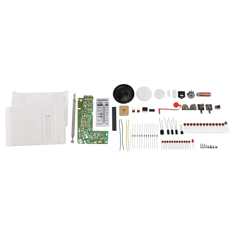 

Diy Assemble Portable Am Fm Radio Kit 76-108Mhz 525-1605Khz Suitable For Electronic Teaching And Learning
