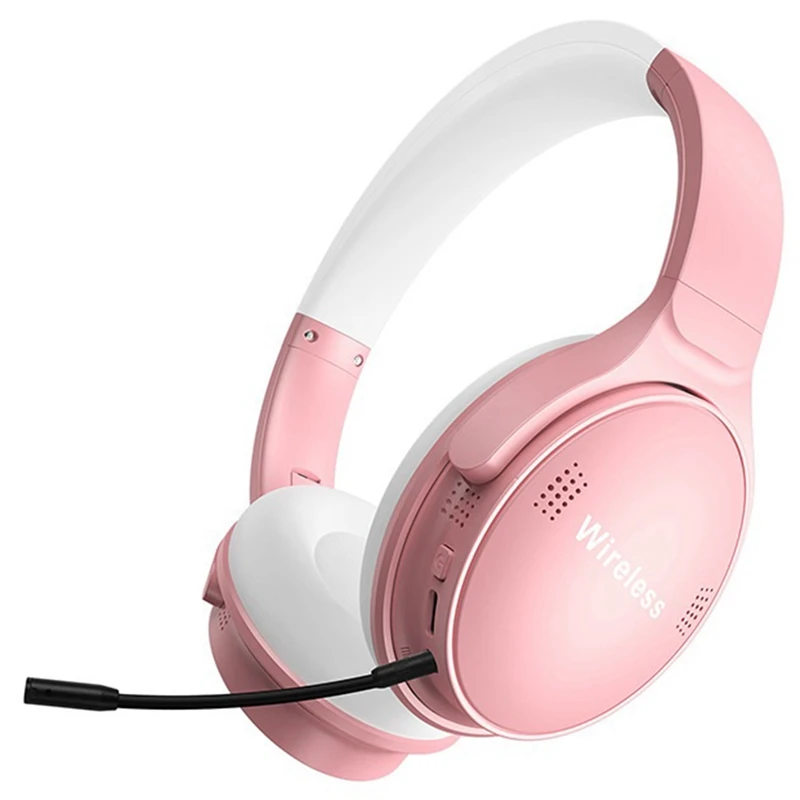 

Bluetooth 5.0 Headphones With Microphone, Over-Ear Wireless Headphones, For Game Console Ps4, Computer