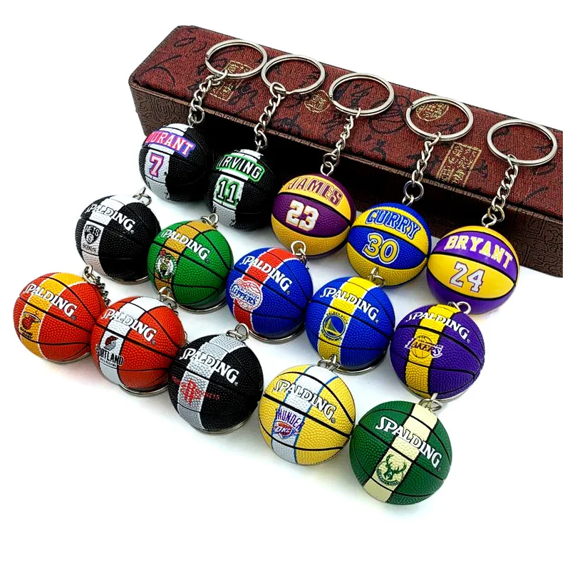 

Fashion Basketball Pendant Keychain Key Holder Key Chain Car Keyring Mobile Phone Bag Hanging Sports Fans Mens Jewelry Gifts