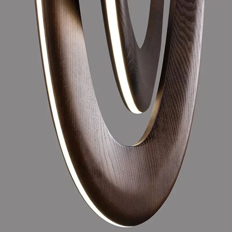 Скандинавские двойные циклотронные светодиодные подвесные светильники