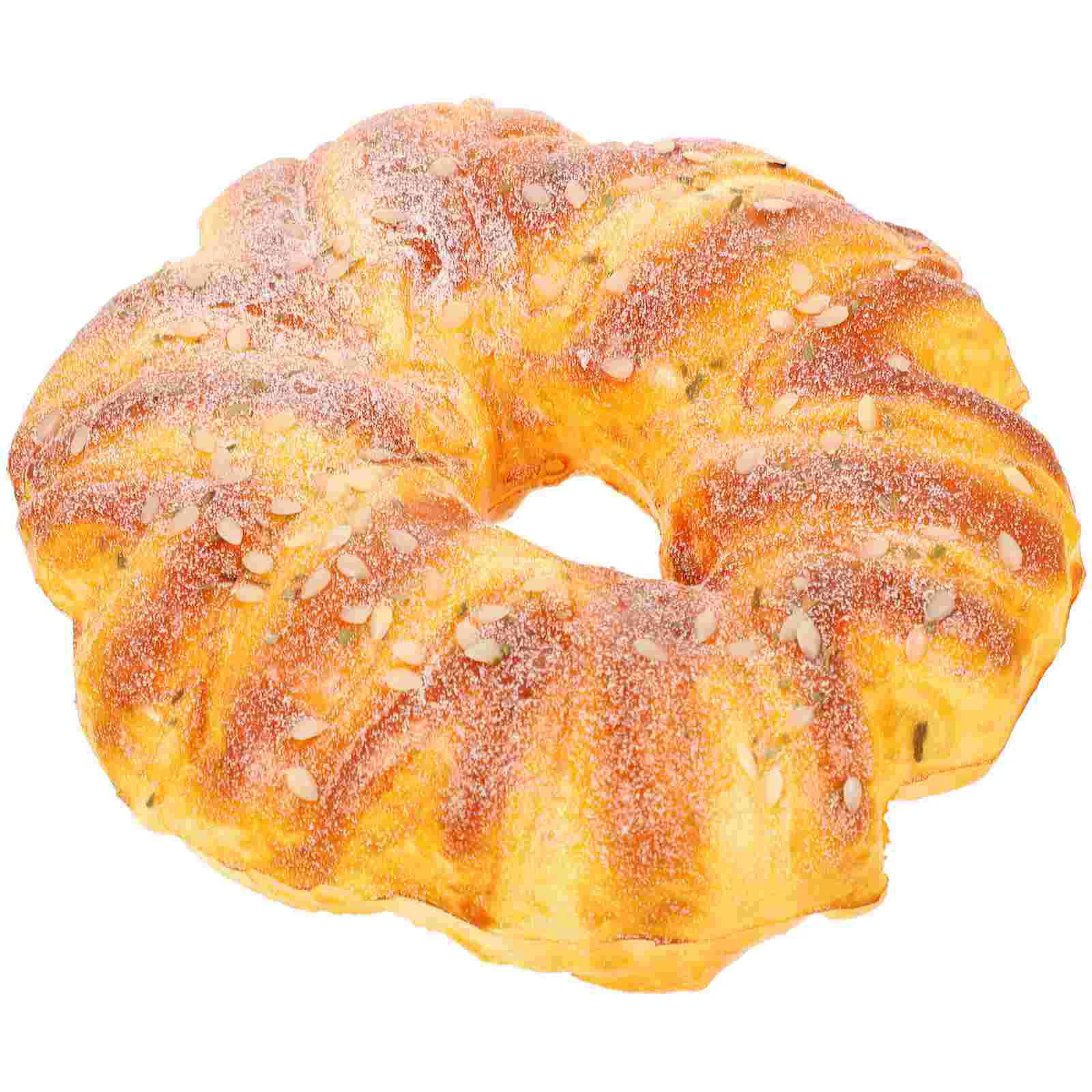 

Artificial Bread Display Cake Decorating Faux Dessert Fake Bread Prop French Bread Loaf Bread Model Ornaments PU Bread Prop