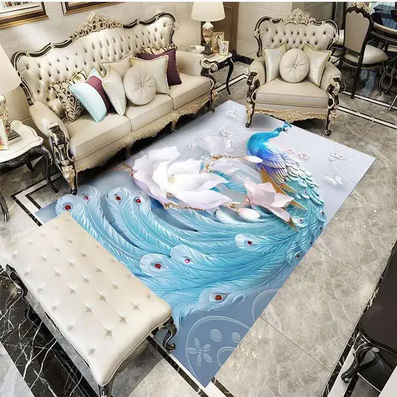 Мультяшный ковер с 3D принтом нескользящий игровой коврик для детской комнаты