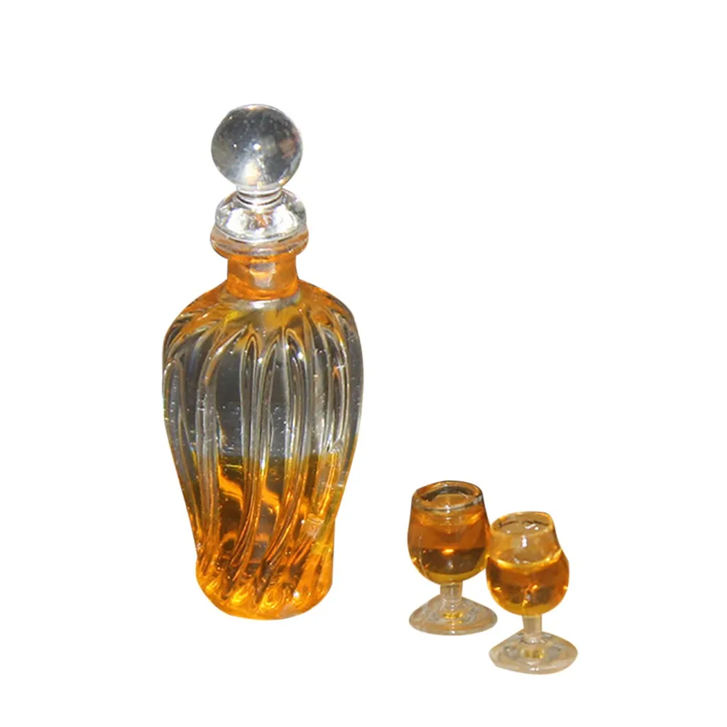 

Miniature /1:6 Play Dollhouse Wine Toy Pretend Bottle Model Scene 1:12 Education