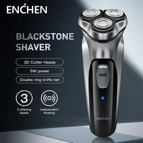 Электробритва ENCHEN Blackstone 3D с USB зарядкой — фото модели
