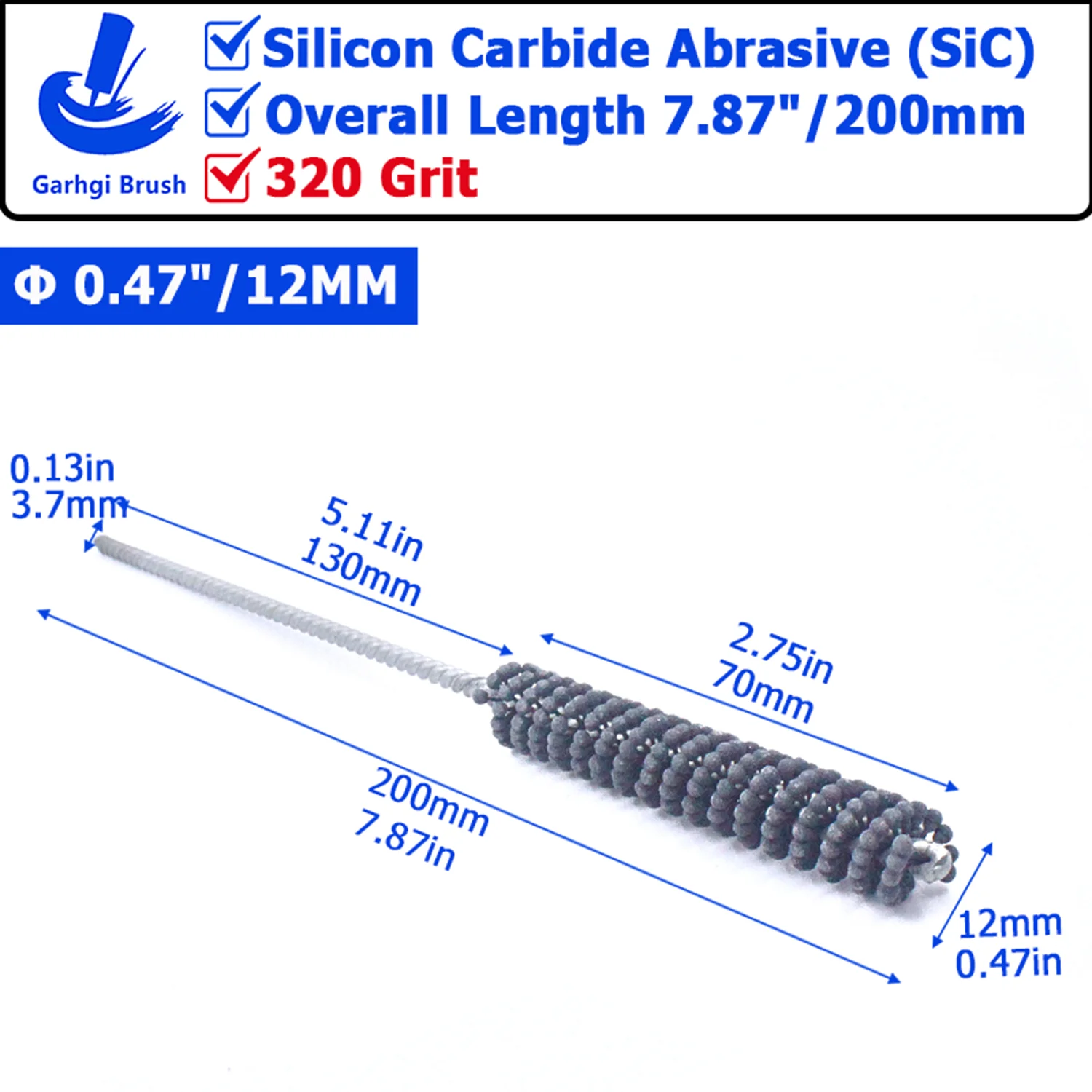 

Щетка для хонинга цилиндров Garhgi 320 Grit