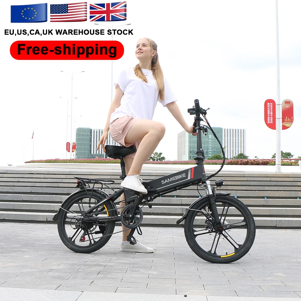 

Factory SAMEBIKE 20'' Inch Folding Ebike 350W Electric Bicycle EU Warehouse Ready to Ship 20LVXD30-II 48V