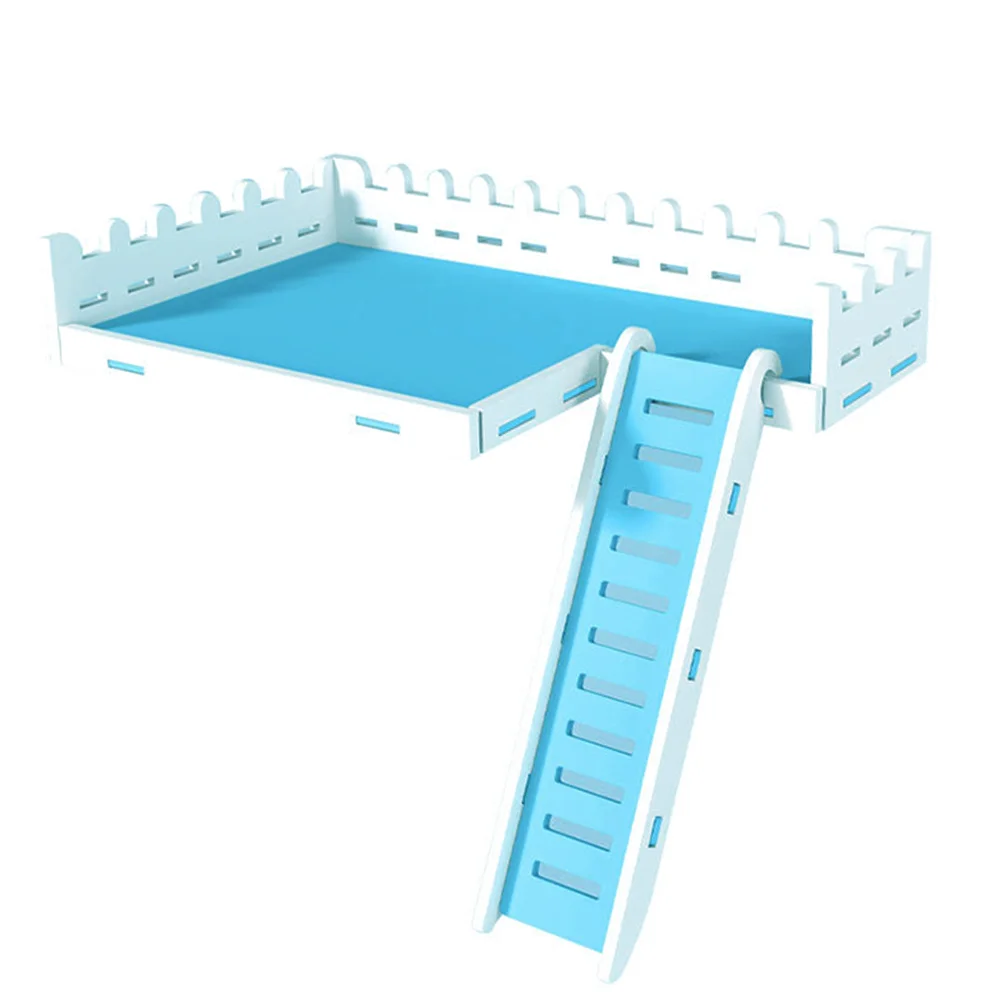 

Hamster Ladder Toy Climbing Platform Bird Cage Bridge Parrot Rat Hideoutanimal Huthouse Hanging Standing Wooden Toys Shelf Perch