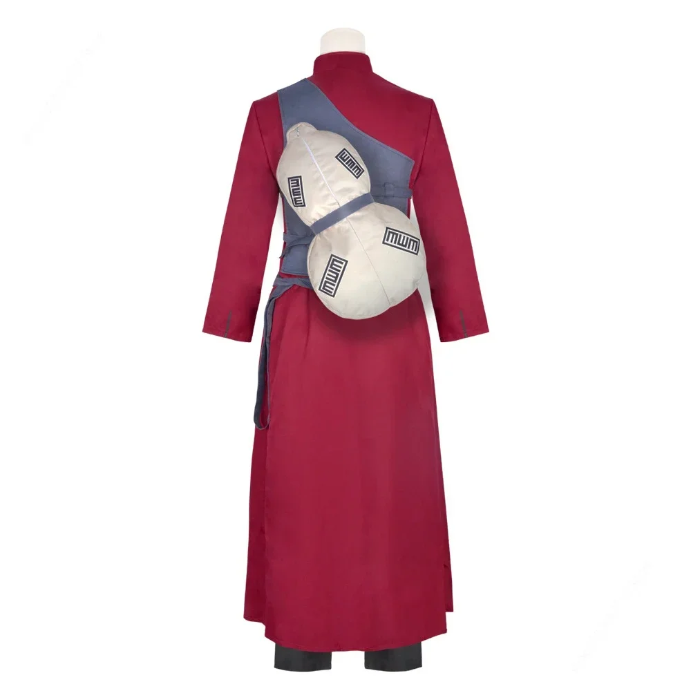 New 2025 Anime Ninja Gaara Cosplay Costume Adult Men Clothes Pants Set Uniform Halloween Party Role Play Outfit