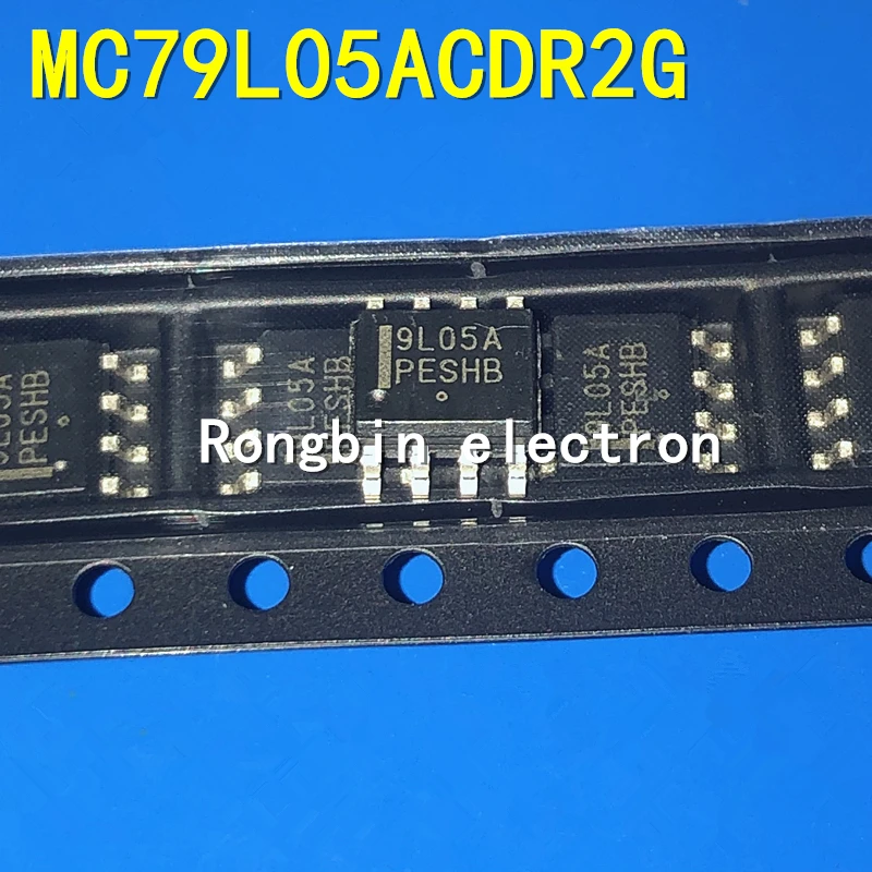 10 шт. Новый MC79L05ACDR2G SOIC-8 SOP-8 Линейный чип регулятора IC MC79L15ACDR 9L05A