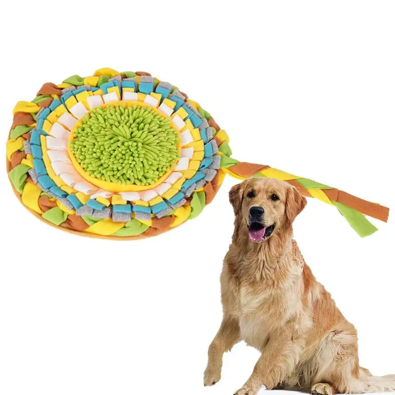 

Puppy Treat Dispensing Interactive Dog Toys Dog Enrichment Toys Plush Snuffle Stuffed Toys Dog Treat Food Mat