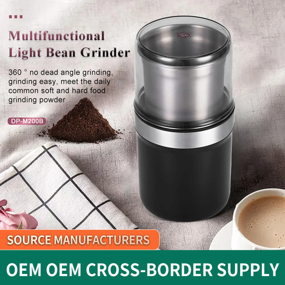 Bean grinder electric coffee bean grinder household small grinder stainless steel coffee machine grinder