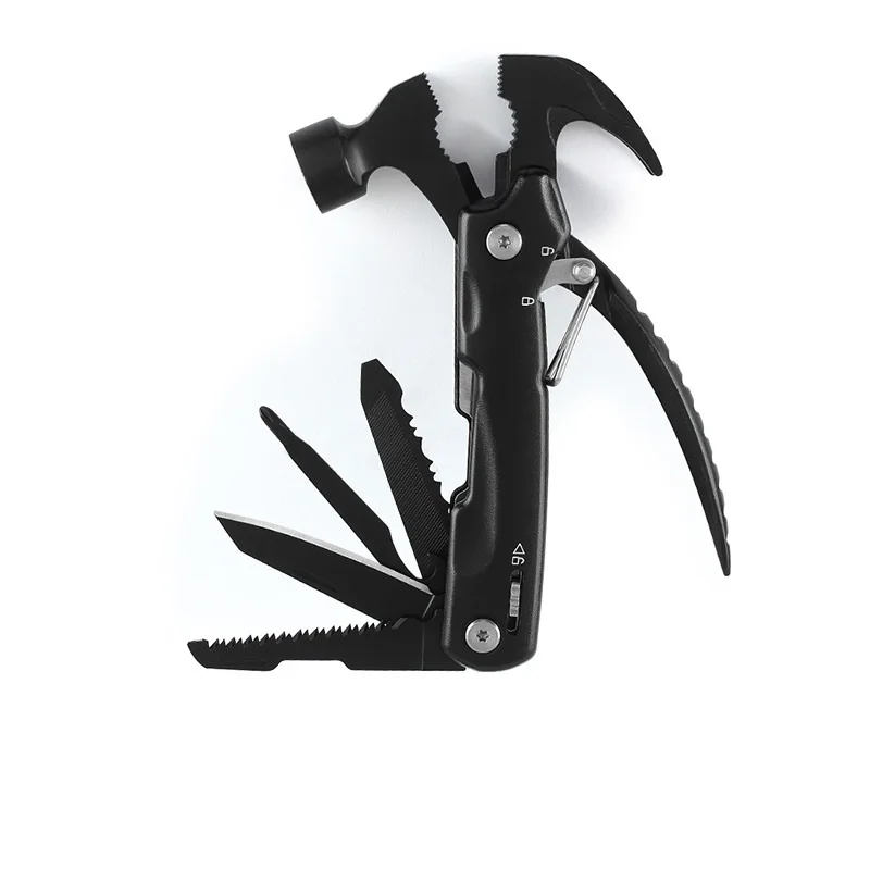 

11 in 1 Plier Wire Stripper Folding Plier Outdoor Camping Multifunctional Portable Folding Pocket Pliers Knife Hammer Screwdrive