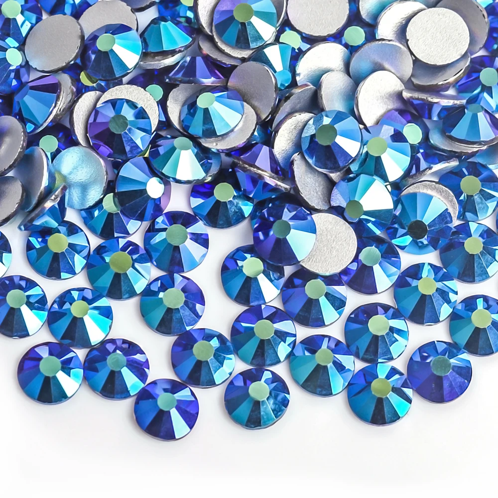 

Black AB SS3~SS30 Non Hotfix Rhinestone стразы Flatback Glass Stone Nail Rhinestones Diamond For DIY Nail Decorations
