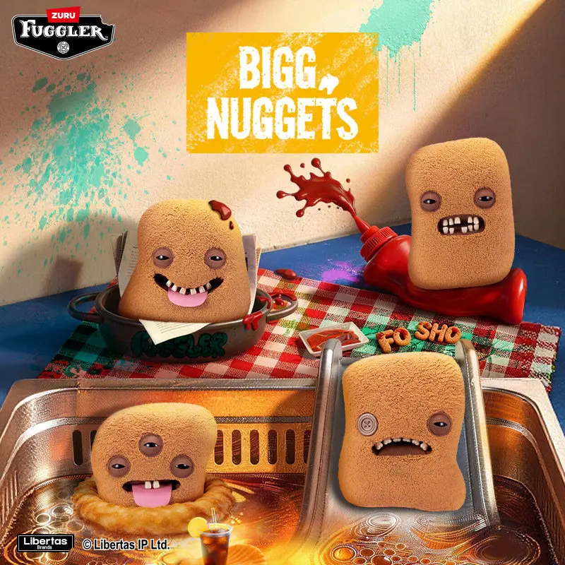 Фото Плюшевая игрушка Fuggler Funny Ugly Monster Bigg Nuggets Series Kawaii, мягкая мультяшная кукла, коллекционный подарок №2