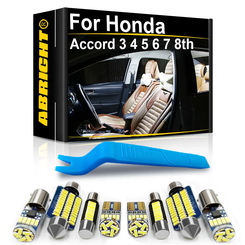 For Honda Accord 8th 7th 6th 5th 4th 3th 1986- 2003 2007 2008 2009 2012 2017 2018 2019 2020 2021 Canbus Car Interior Light LED