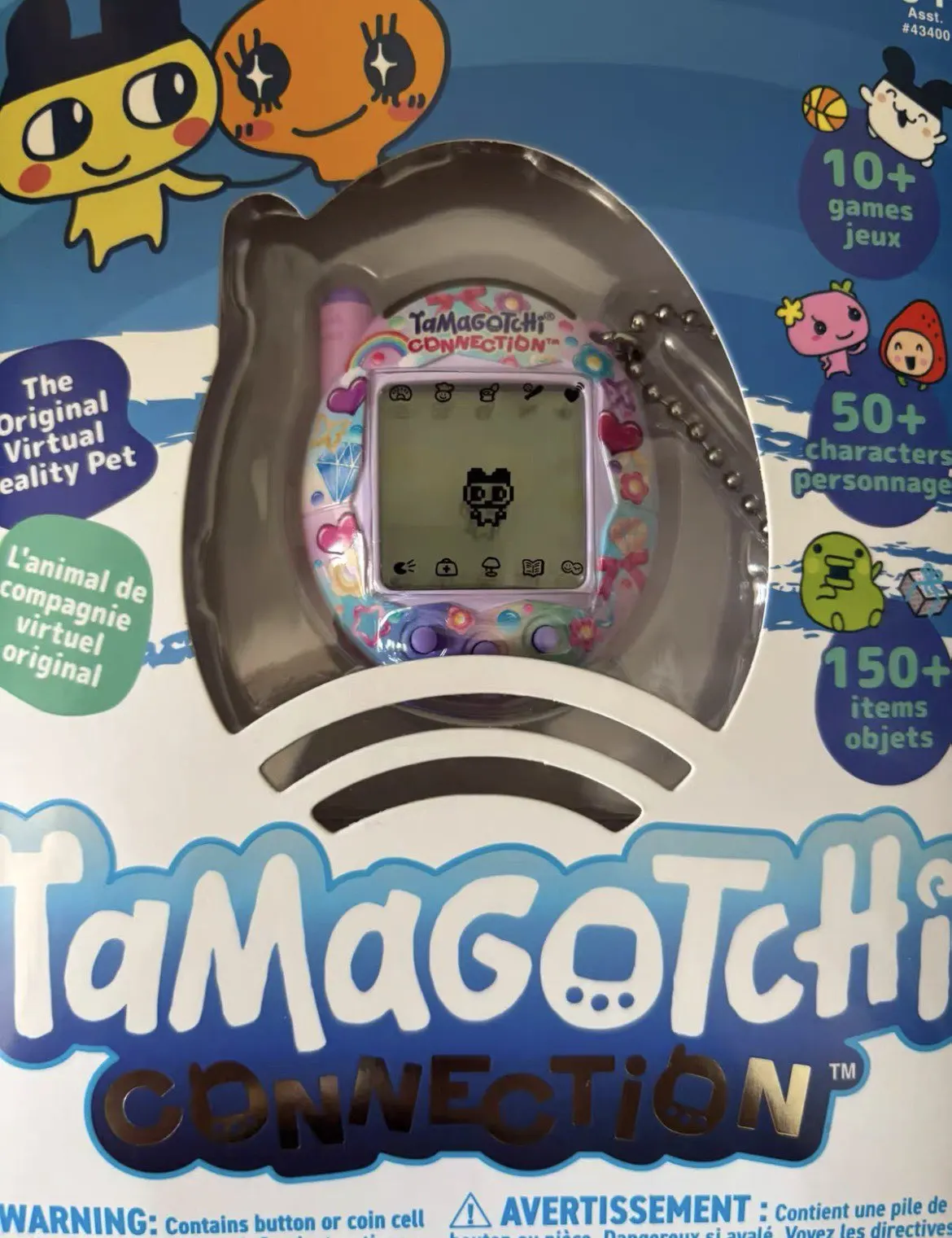 Фото Электронная интерактивная игрушка Bandai Tamagotchi Connection V3 с 10 мини-играми и более 50 персонажами, подарок на день рождения для детей №4