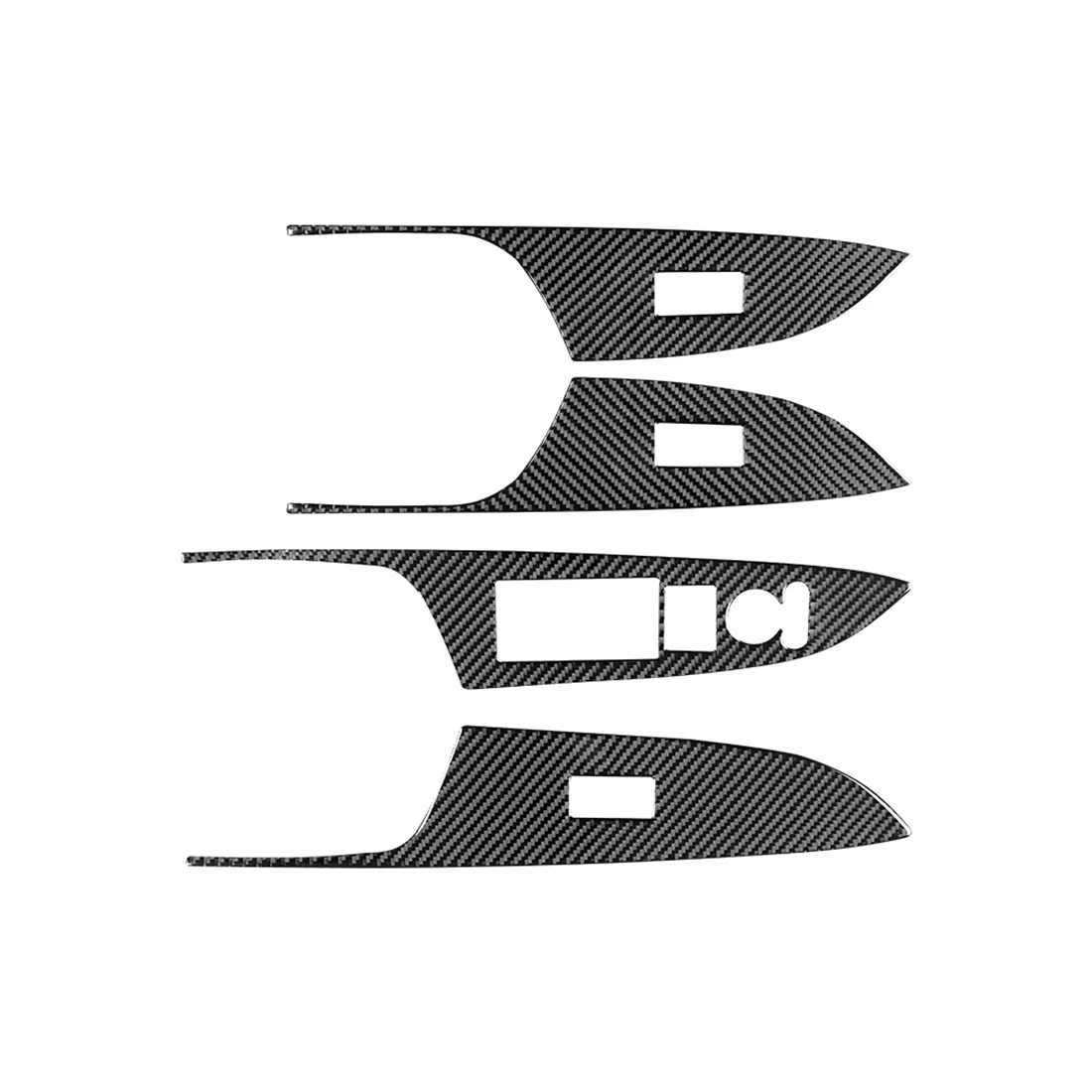 

Carbon Fiber Car Door Window Lift Panel Frame Cover Trim Sticker for Honda Accord 9Th 2013-2016 Accessories