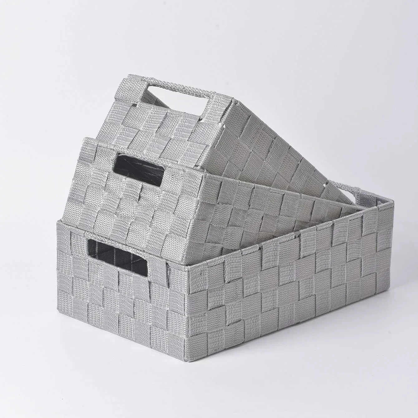 Корзина для хранения ручной работы простая универсальная настольная корзина