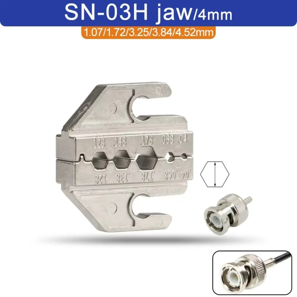 

Новые обжимные клещи из сплава SN, губка SN-2546B 02C, ширина 4 мм, обжимные клещи, губки 06WF 2549 03H 48B 58B, обжимные клеммы, слот для челюстей