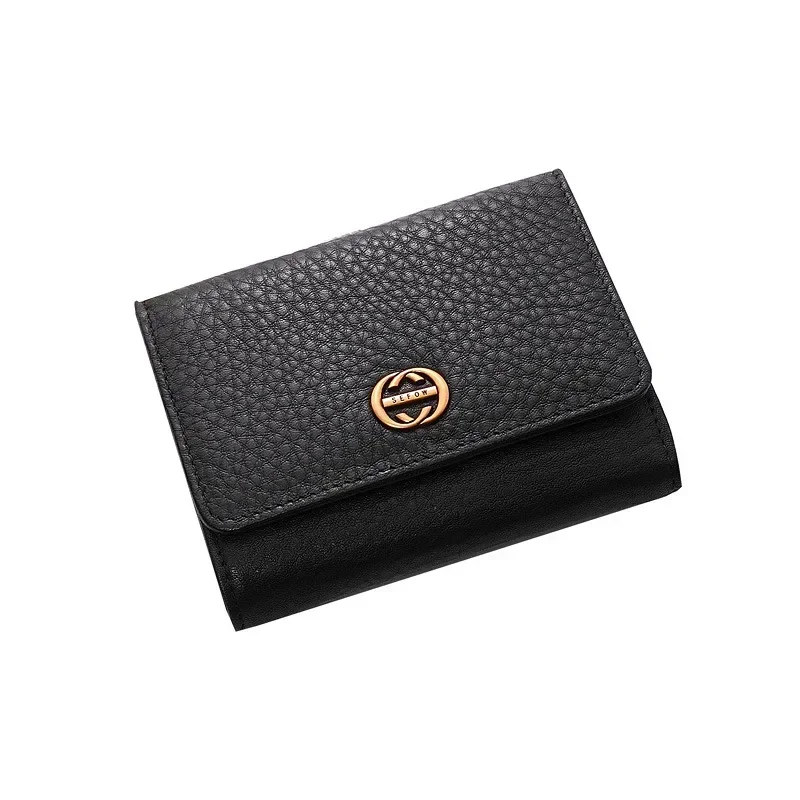 Женский кошелек из натуральной коровьей кожи