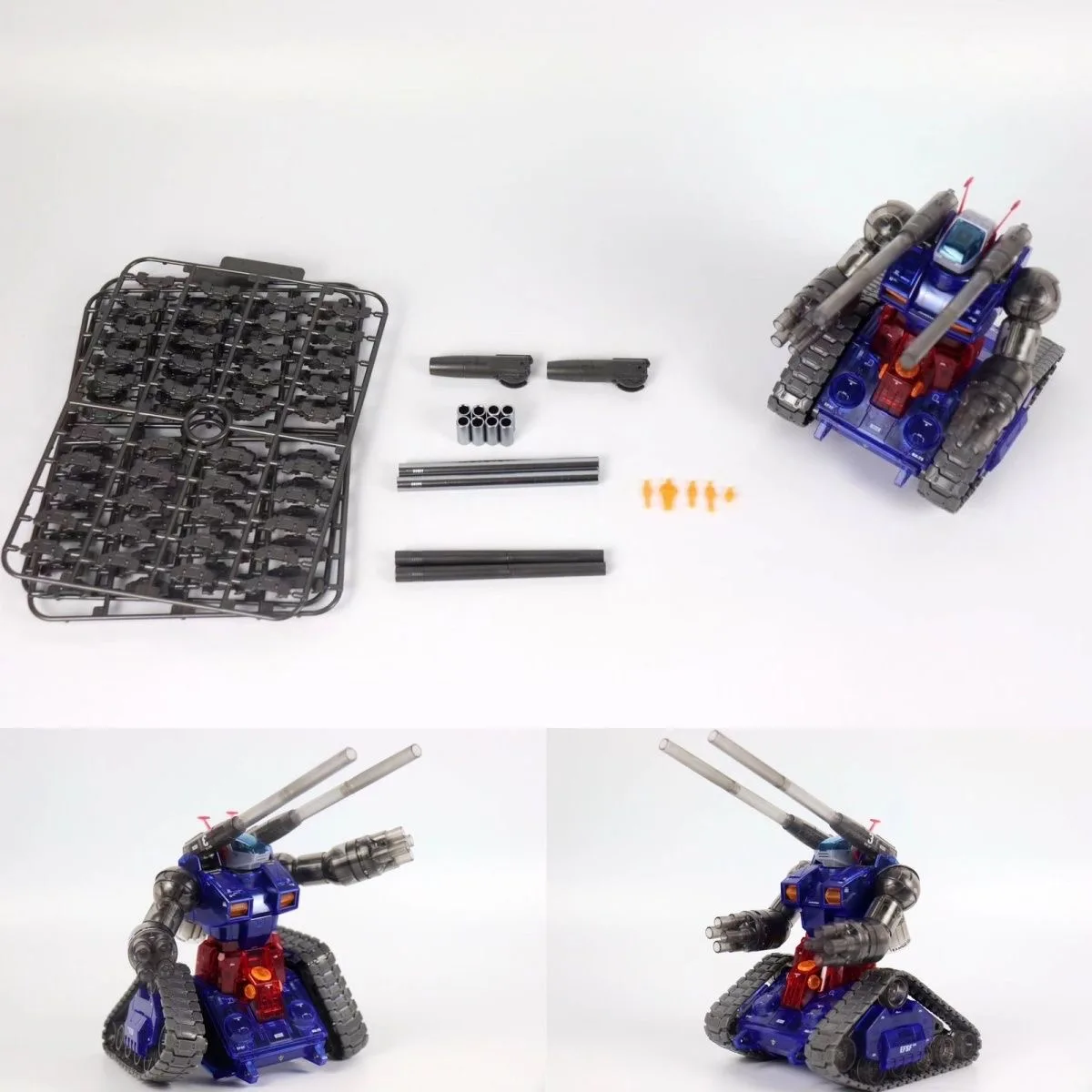 Фото В наличии Модель GANGTIE Guntank MG 1/100 RX-75, прозрачная цветная версия, сборная модель, комплект игрушек, экшн-фигурка, пластиковый робот, подарки №2