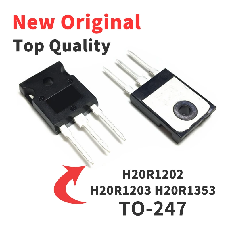 

5 Pieces H20R1202 H20R1203 H20R1353 IGBT Induction Cooker In-line Transistor TO-247 Chip IC Original Brand New