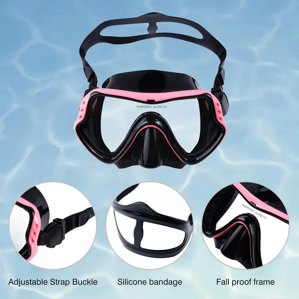 

Diving Suit ( + Snorkel + Fin Shoes) Colorful Snorkel Goods Diving Snorkel Diving Diving Diving Goggles I1o4