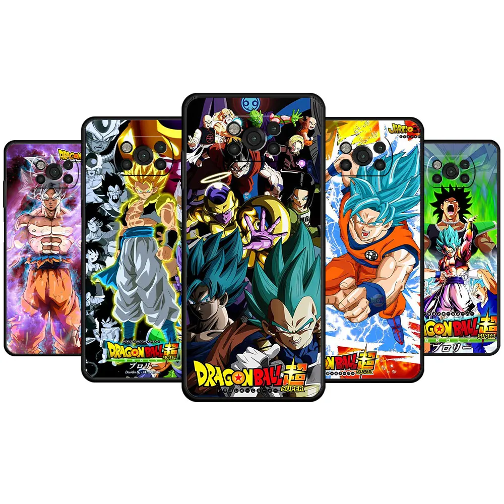 

Celular Funda Back For Xiaomi POCO F4 GT X4 F3 X3 NFC 9T 11T M4 Pro 5G M3 10T MI 11 lite Dragon Ball Super Son Goku Anime