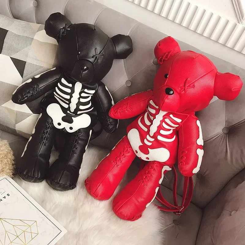 Рюкзак с милым медведем женский рюкзак 2024 новая модная индивидуальная женская