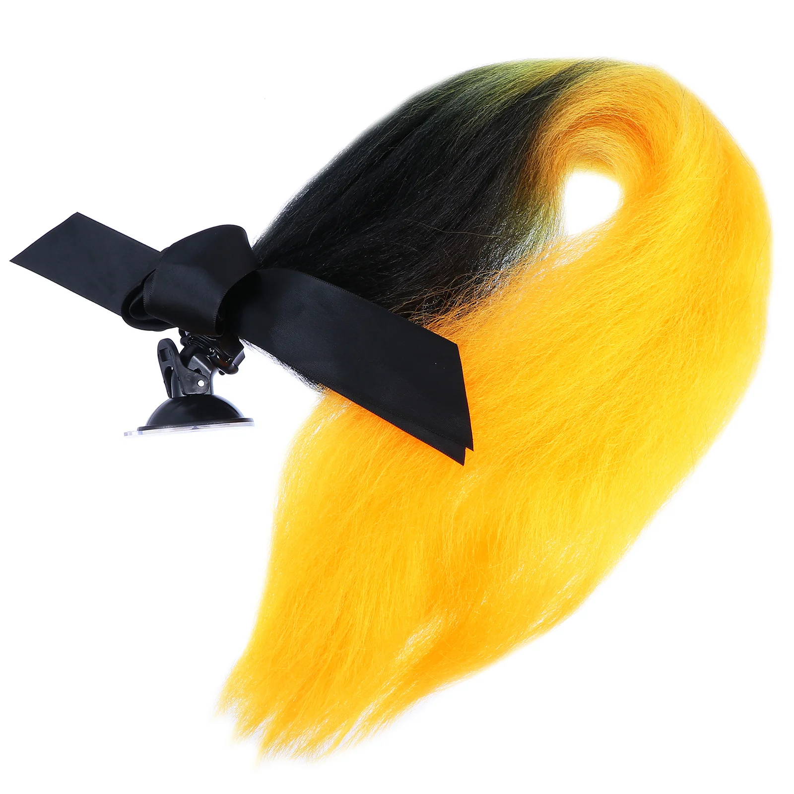 

Delicate Helmet Braids Motorcycle Ponytails Helmet Wigs for Men and