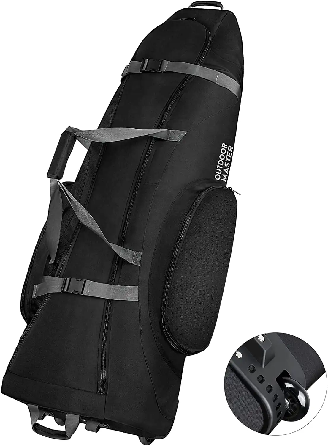

Padded Travel Bag with Wheels, 900D Heavy Duty Oxford Waterproof -Alligators