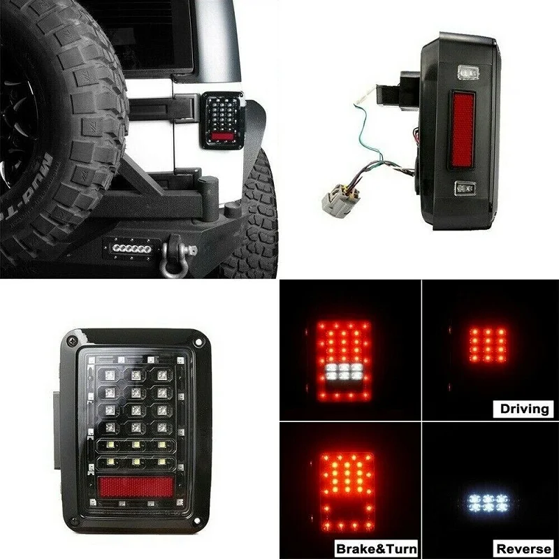 2X светодиодные задние фонари автомобиля тормозные заднего хода указатели