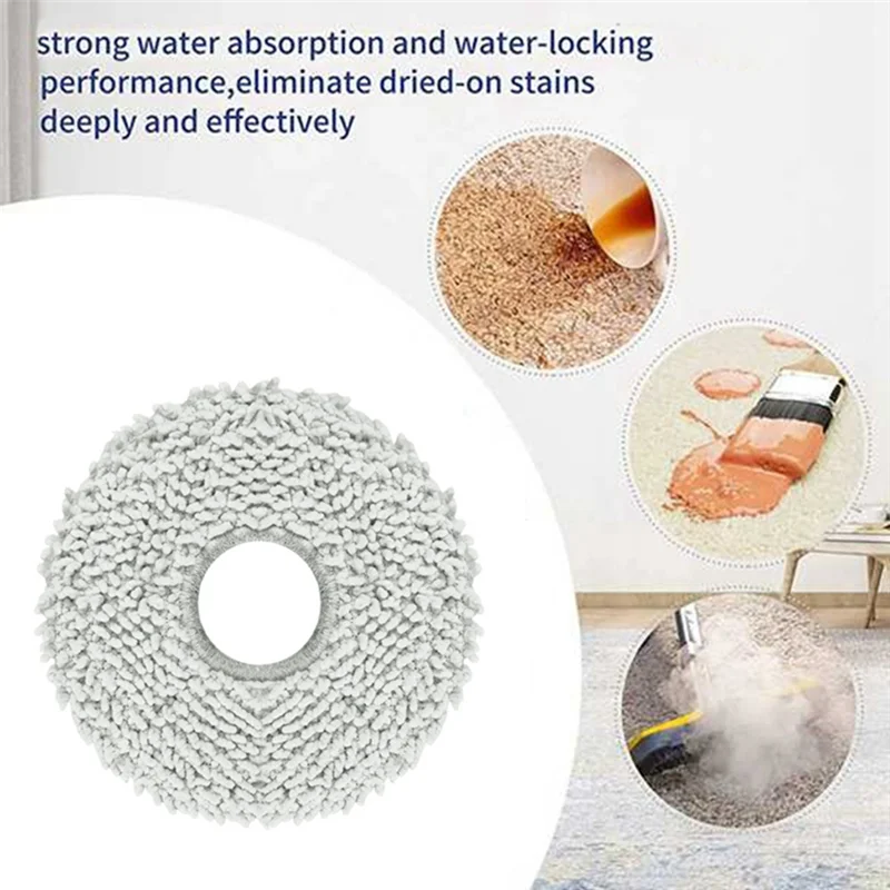 10 шт. тряпка для швабры Dreame Bot L10S Ultra/ S20/S10 Pro/X10 Roborock Q Revo робота-пылесоса Mijia B101CN