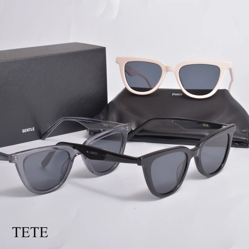 

new style Small face sun glasses men women Sun glasses GENLTE MONSTER TETE Acetate Polarized UV400 for women men