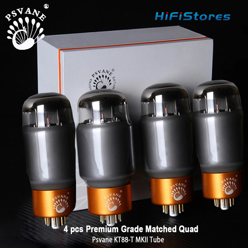 PSVANE KT88-T MKII Tube Vacuum Tube Valve Amplifier Pre-amp Repalce Golden Voice Shuguang EH JJ Mullard Golden Lion KT88 /100/66