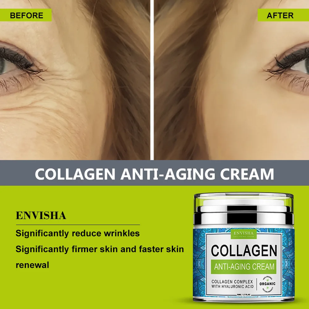

50ml Collagen Anti- Aging Cream Moisturizing Hydrating Retinol Cream Lift Firming Reduce Wrinkles Nourishing Smoothing Skin Care