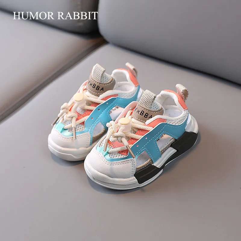 

Size 21-36 Kids 2022 Spring Summer Hollow Out Children Boys Casual Shoes Mesh Girls Baby Sandals Kindergarten Sneakers Single