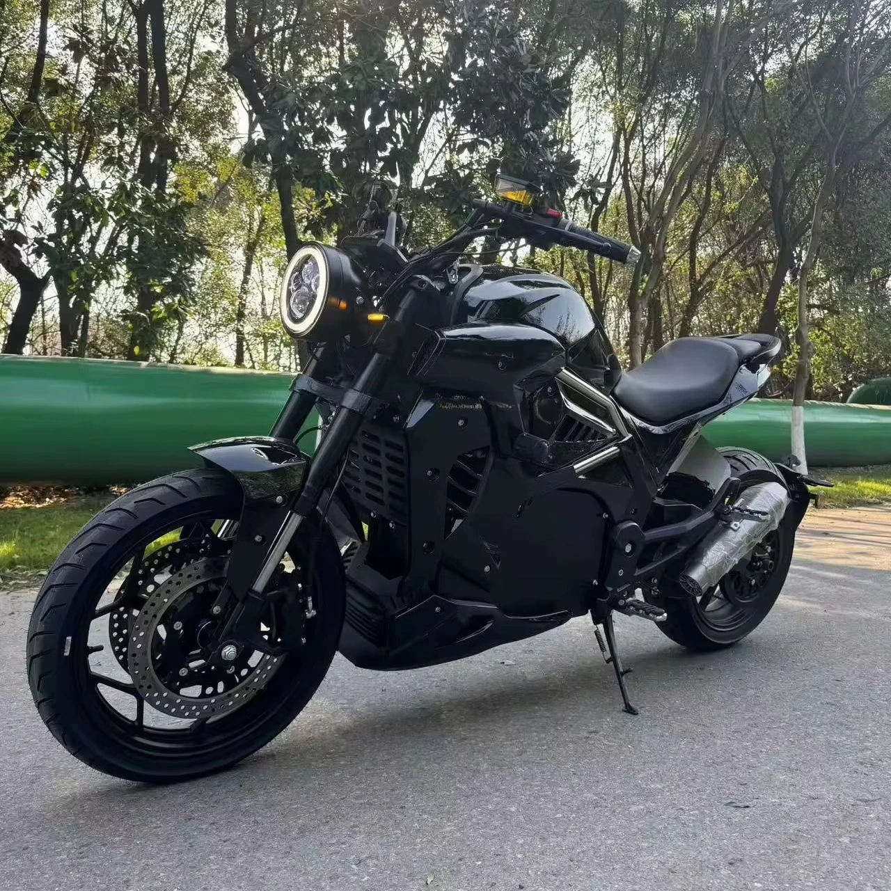 Фото Stlf 2026, завод в Уси, мощный электрический гоночный мотоцикл Ducati Diavel для взрослых, 72В, внедорожный, с российским сертификатом. №3