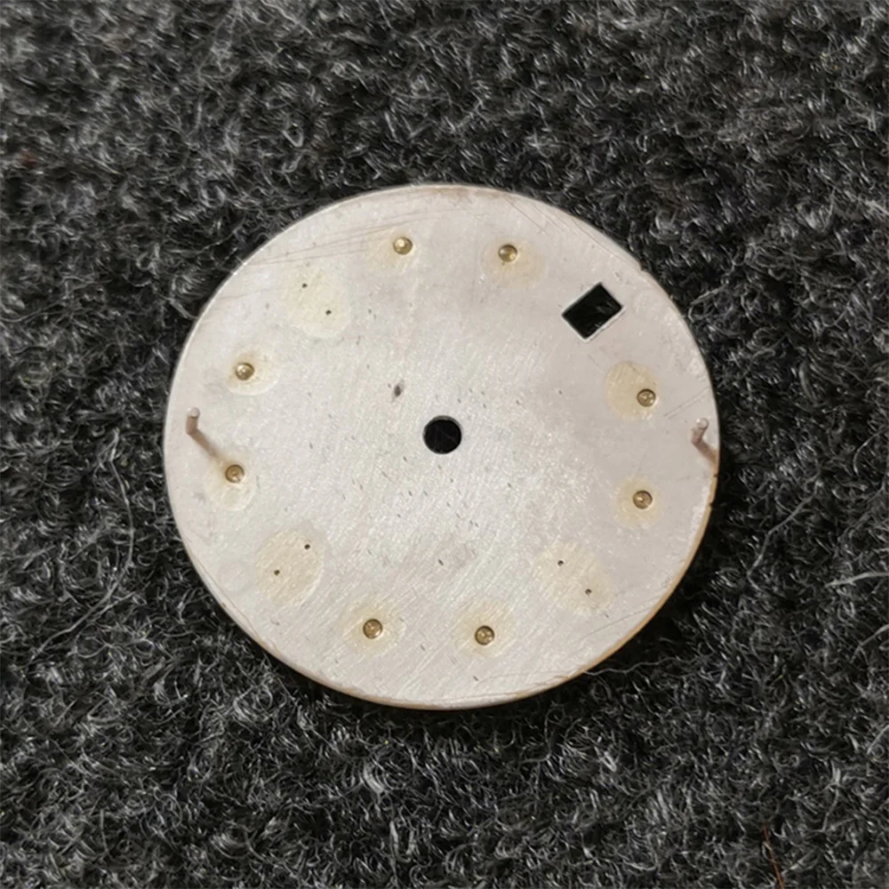 28 5 мм мультяшный космический корабль циферблат зеленый светящийся для NH35/NH36/4R/7S