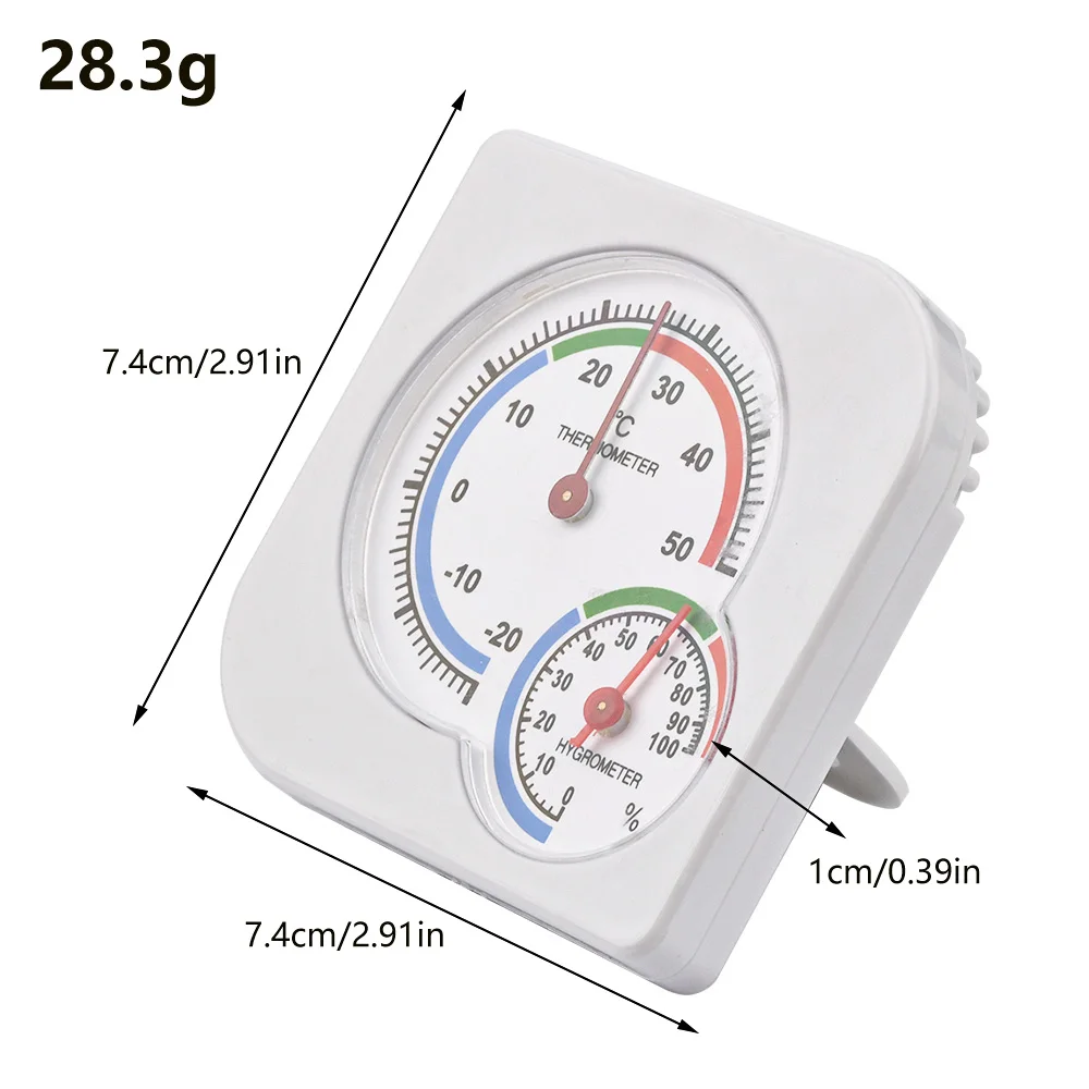 

2in1 Mini Digital Pointer Temperature Humidity Meter Analog Thermometer Hygrometer Gauge Fahrenheit Celsius Indoor Outdoor