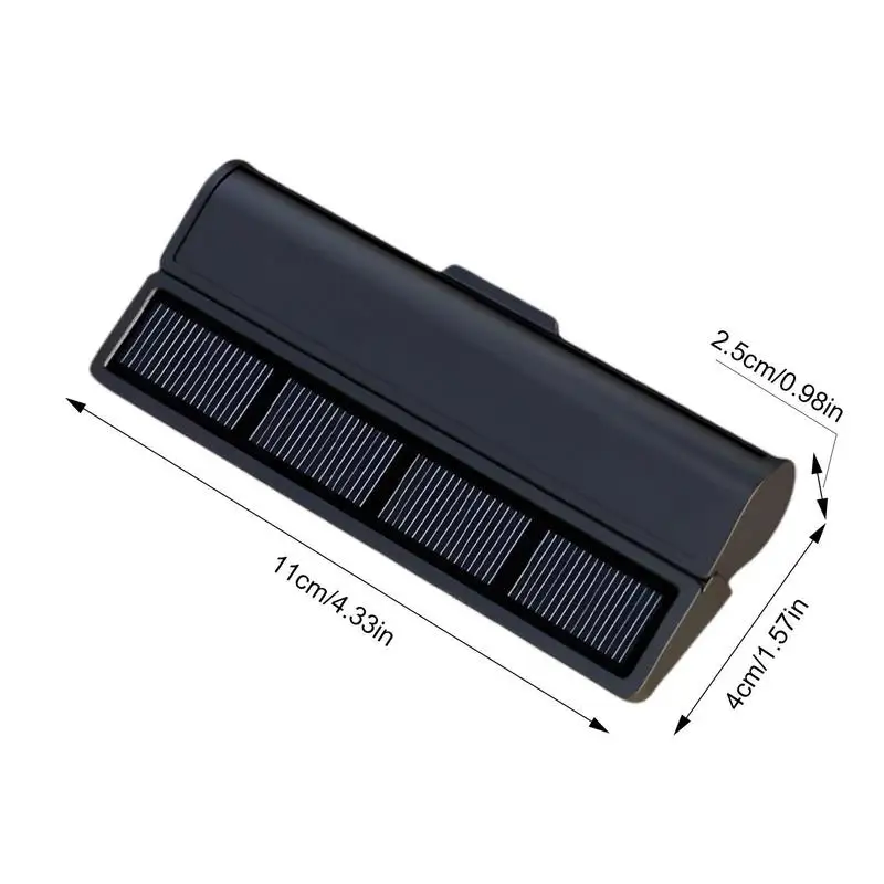 Car Parking Number Plate Solar Charging Luminous Auto Parking Card Temporary Stop Sign Phone Number Card For Car Decoration images - 6