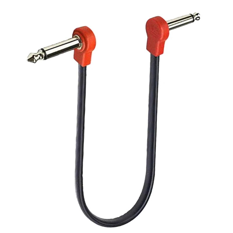 Низкий уровень шума качественные гитарные патчи кабельные вилки прямоугольные