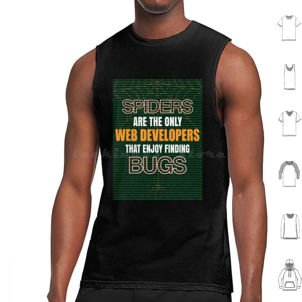 

Arachnid Web Developer Tank Tops Vest Sleeveless Web Internet Web Designer Designer Programmer Arachnid Spider Funny Spoof