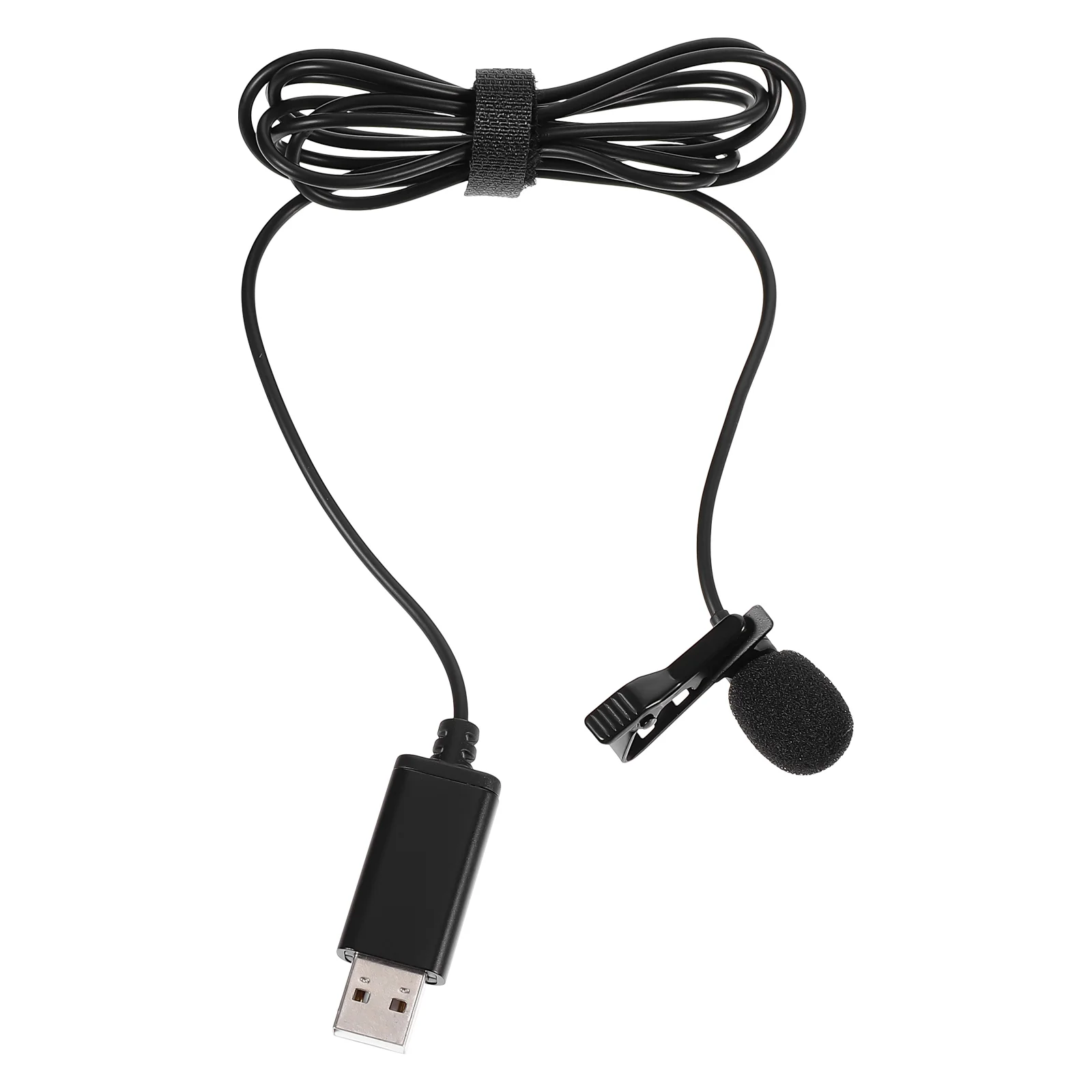 

Microphone Mic Lavalier Clip Lapel Omnidirectional Computer Recording Wired Desktop Professional Broadcast Live Wireless Collar