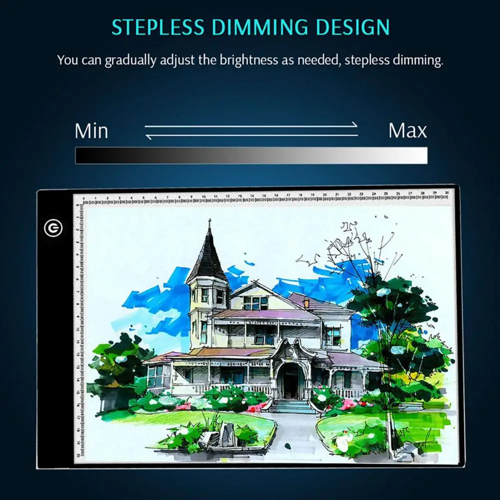

Eyesight-protection Portable Flicker-Free Tracing Light Pad LED Copy Board for Home