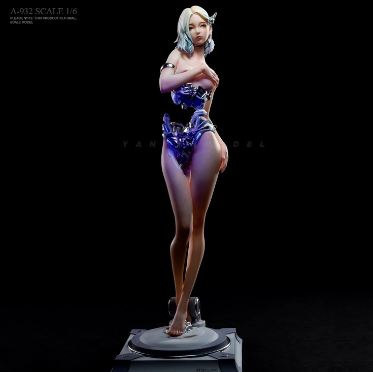

1/6 Resin model kits DIY figure machine beauty self-assembled A-932