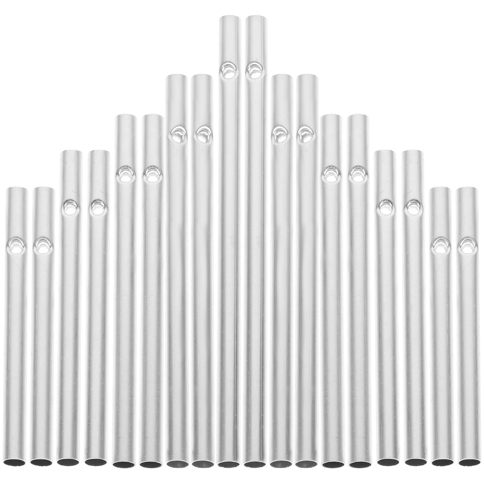

60 Pcs Outdoor Garden Decors Decorating Tools Windbell Tubes DIY Hanging Pendant Outdoor Wind Chime Pipes Memorial Windchimes
