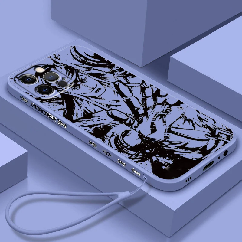 

Comic Art One Piece Cool Phone Case For Apple iPhone 14 13 12 Mini 11 XS Pro Max X XR 8 7 Plus SE Liquid Left Rope Cover